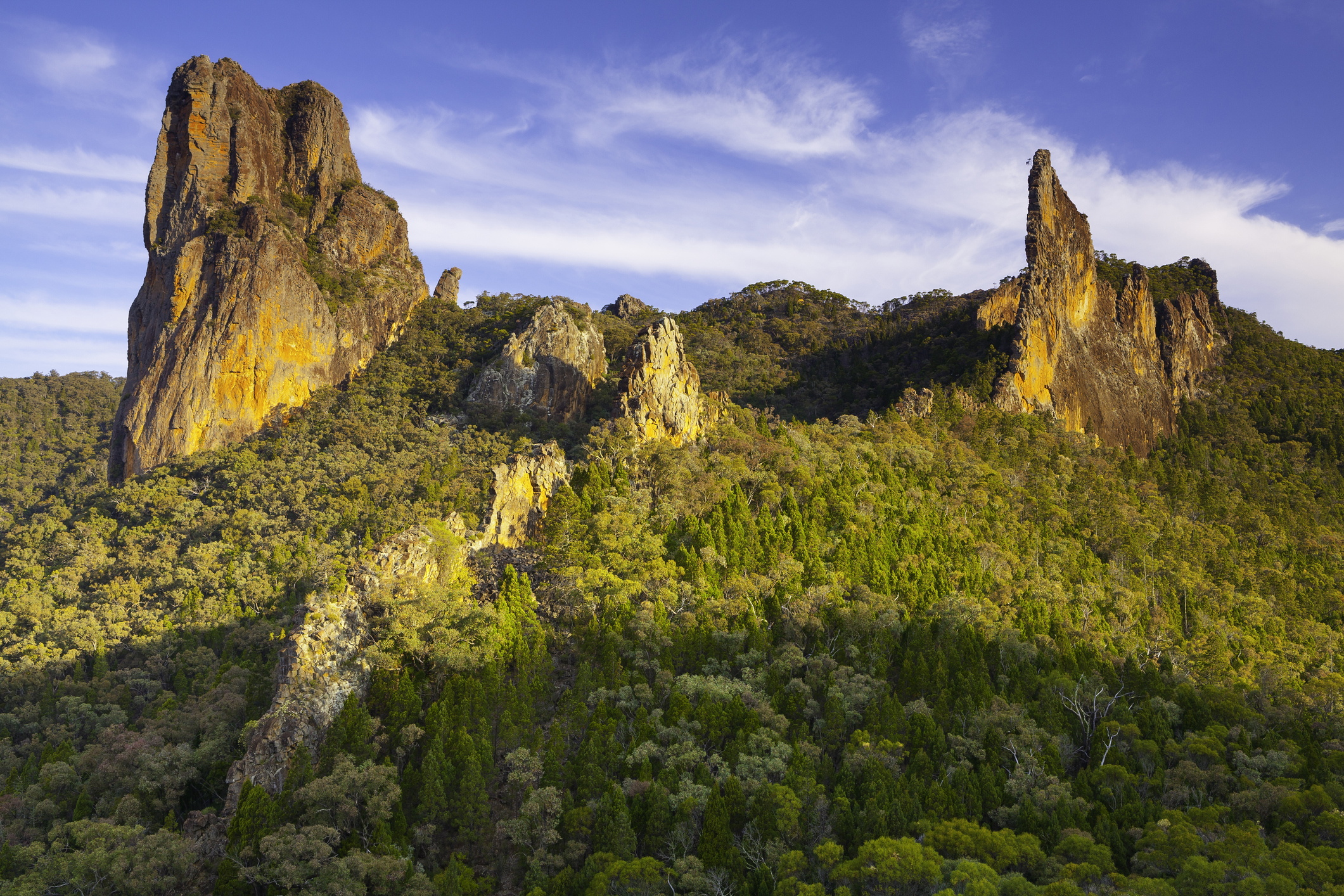 parque nacional de warrumbungle en australia